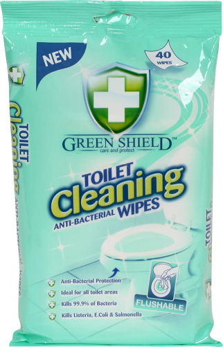 Toilet wipes anti-bakt 40pk
