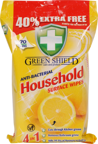 Husholdnings-wipes 70-pak