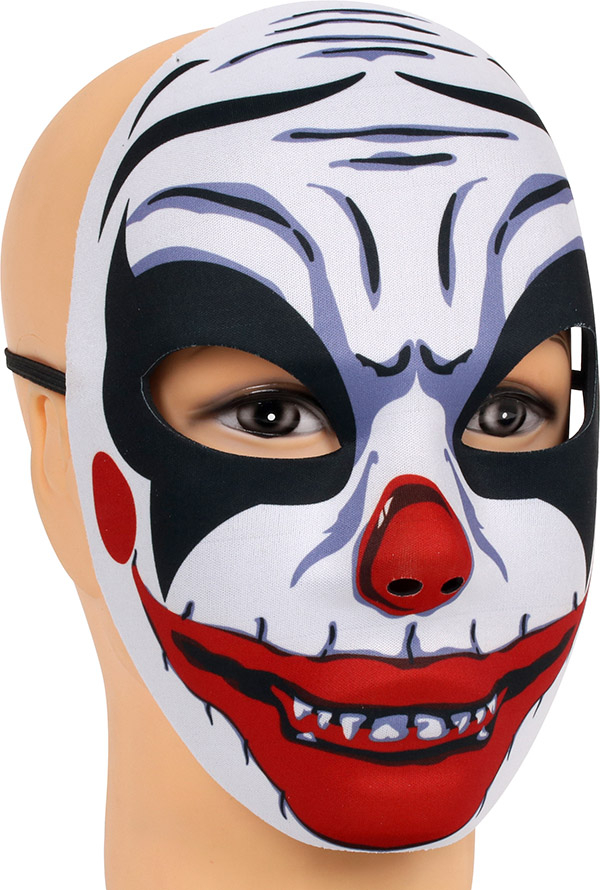 eftermiddag digital kollision Scary clown maske, kun 40,- hos Billig-Billy. Mere for pengene. Basta!