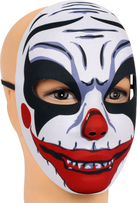Scary clown maske