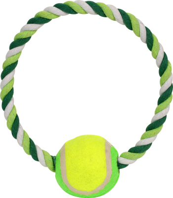 Reb ring med bold, grøn