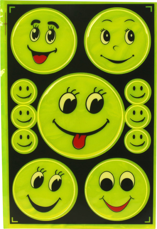 Billede af Refleks-stickers, smiley