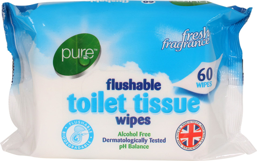 Fugtet toiletpapir 60-pak