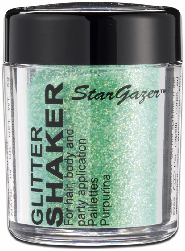 Glitter shaker grøn