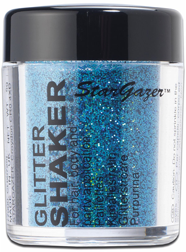 Glitter hologram Blue Halo
