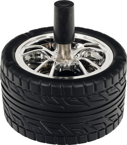 Trykaskebæger fælg m/bildæk