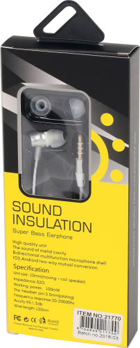 In ear headset RCmax hvid