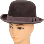 Egon bowlerhat, grå
