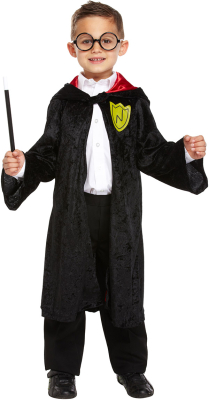 Troldmand kostume 7-9 år