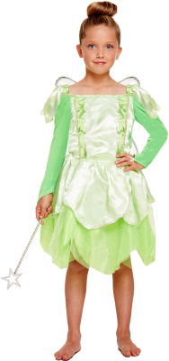 Fe kostume grøn, 7-9 år