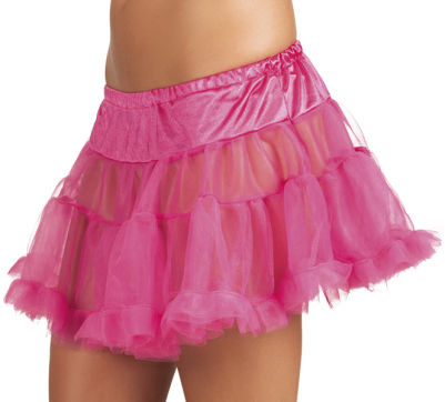 Petticoat 30 cm, neon-pink