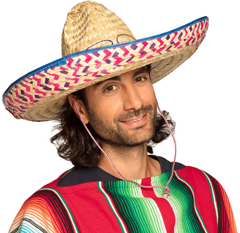 3: Sombrero hat mexicansk 52cm