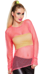 Nettrøje neon pink, M/L