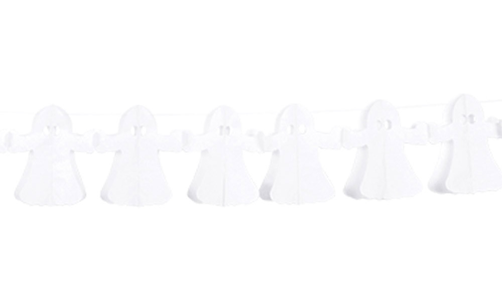 Guirlande spøgelse 4 m