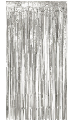 Dørgardin lametta, sølv