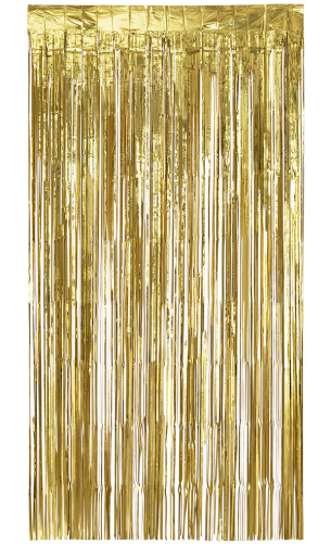 Dørgardin lametta, guld