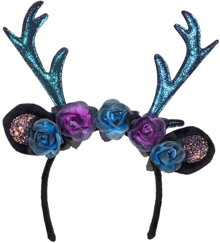 Gevir med roser og glitter