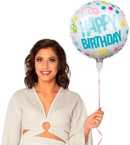 Folieballon Happy Birthday
