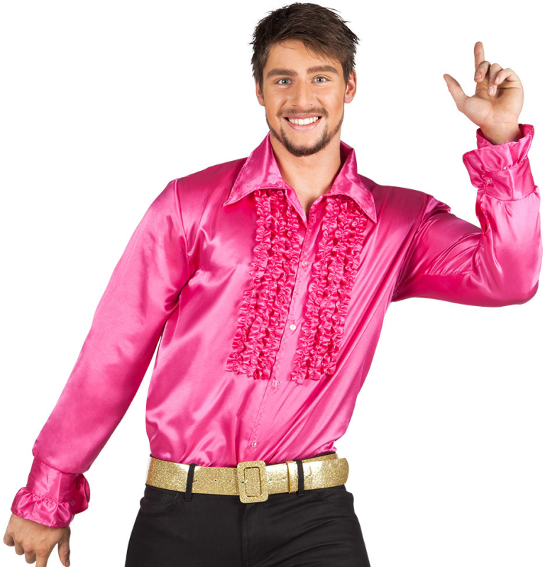 Disco skjorte pink, S