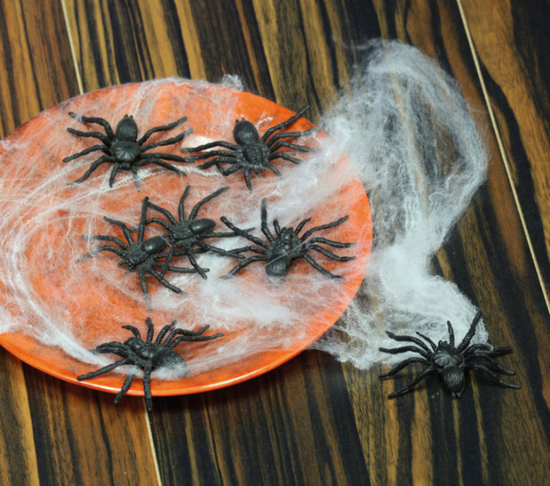 Edderkopper til Halloween