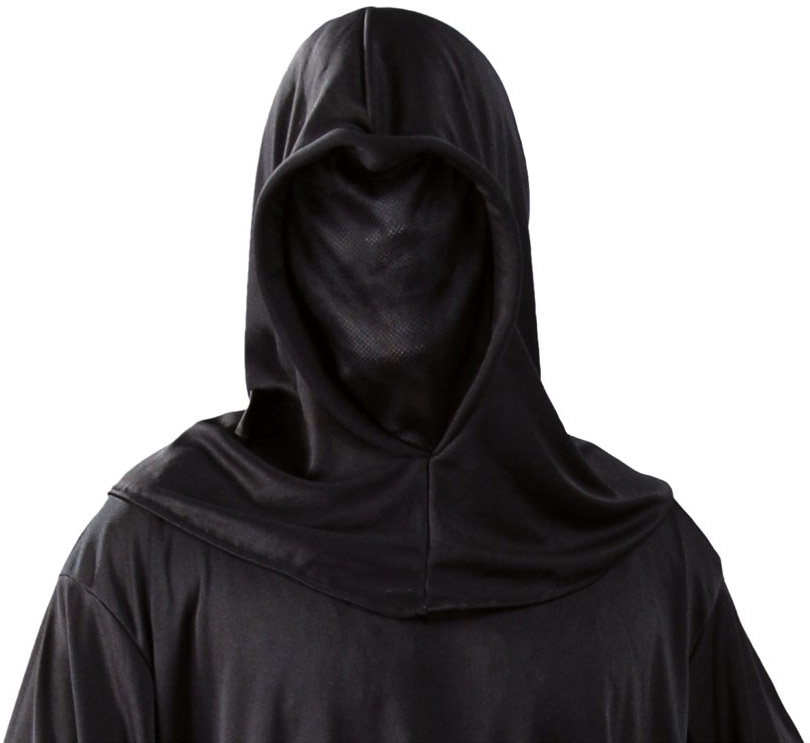 Hætte maske, sort