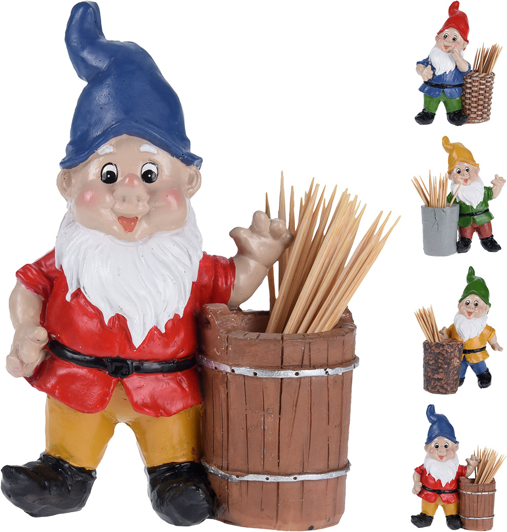 Havenisse med tandstikker