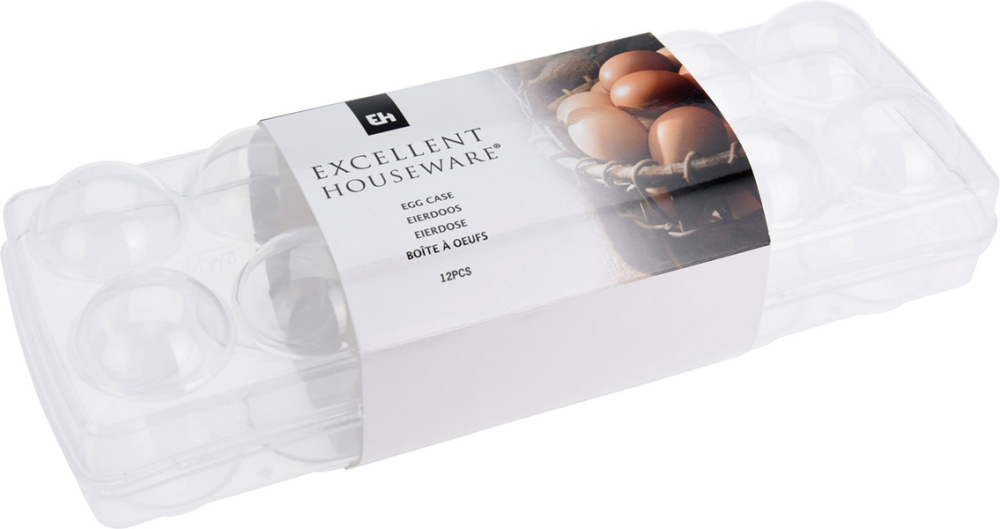 Æggebakke i plast til 12 æg