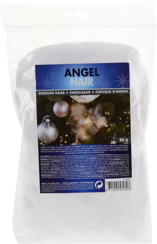 Englehår 20 g, hvid