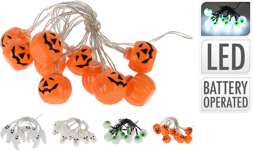 Halloween lyskæde 10 LED
