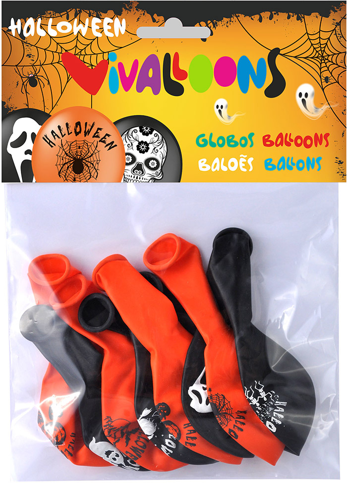 Halloween balloner 8-pak