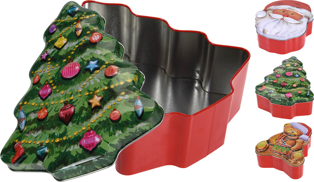 Kagedåse julefacon 17 cm