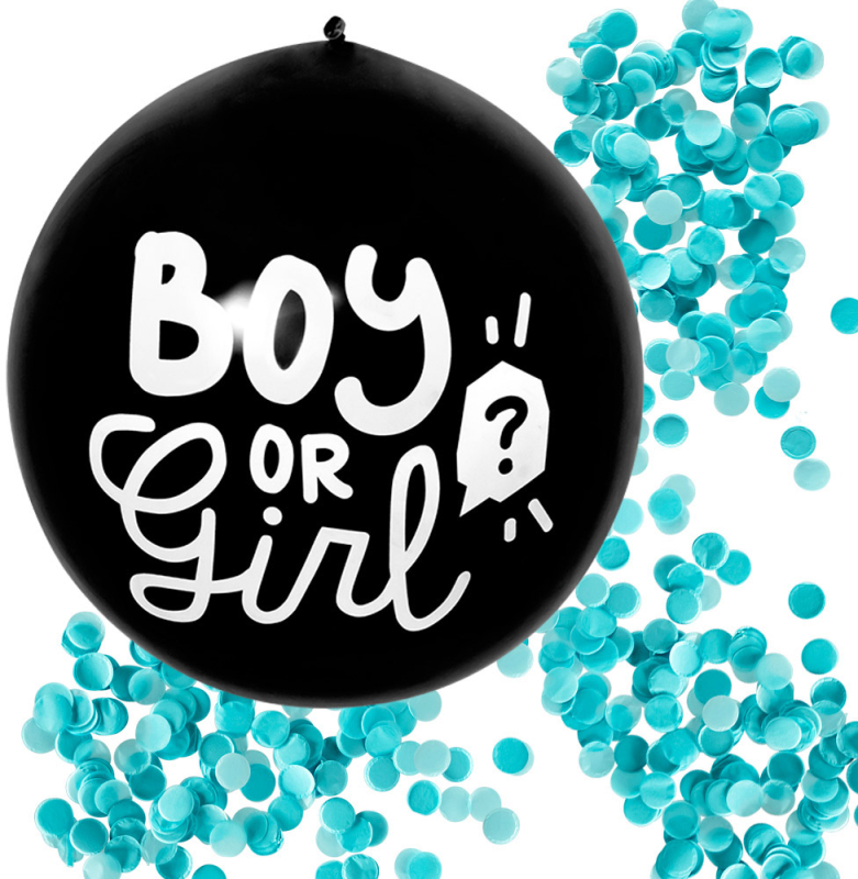 Ballon boy or girl, blå