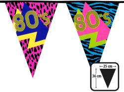 Kæmpe 80er guirlande 6 m