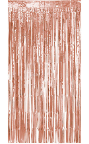 Dørgardin lametta, roseguld