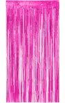 Dørgardin lametta, pink