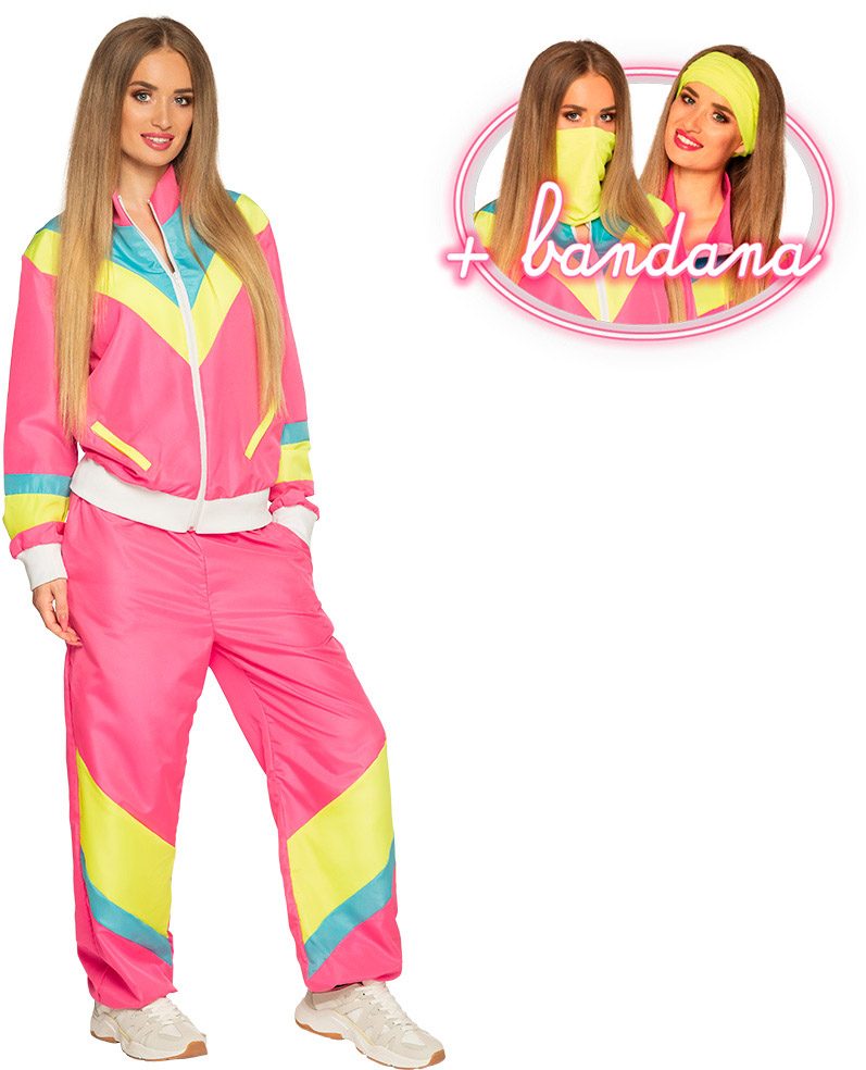 Campinghabit 80er pink, XL