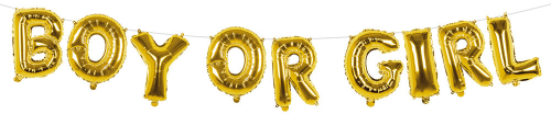 BOY OR GIRL folieballoner
