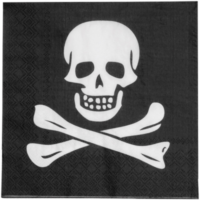 Pirat-servietter 20-pak