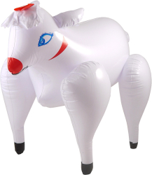 Oppusteligt får 54 cm