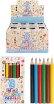 Mini farveblyanter 6-pak