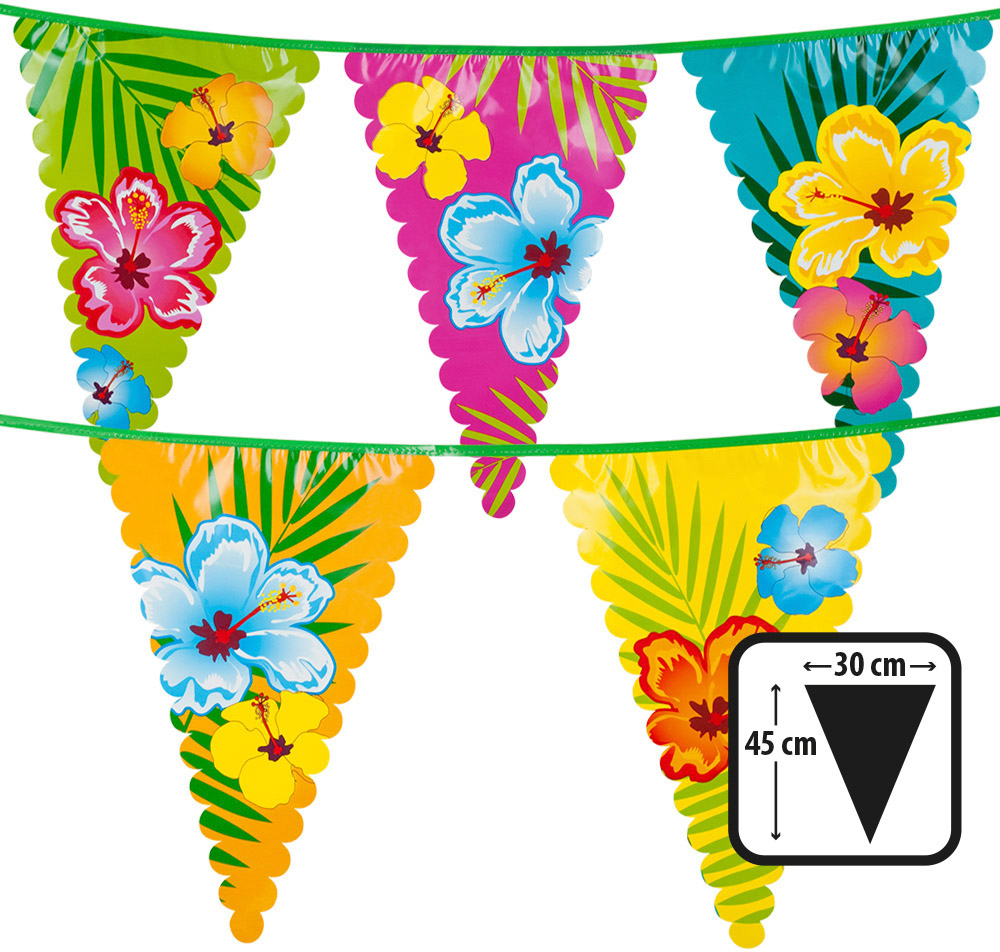 Kæmpe Hawaii guirlande 6 m