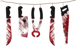 Guirlande m/blodigt værktøj
