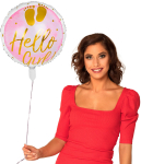 Folieballon Hello Girl 45 cm