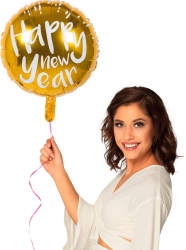 Folieballon Happy New Year