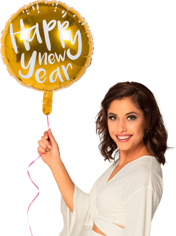 Billede af Folieballon Happy New Year