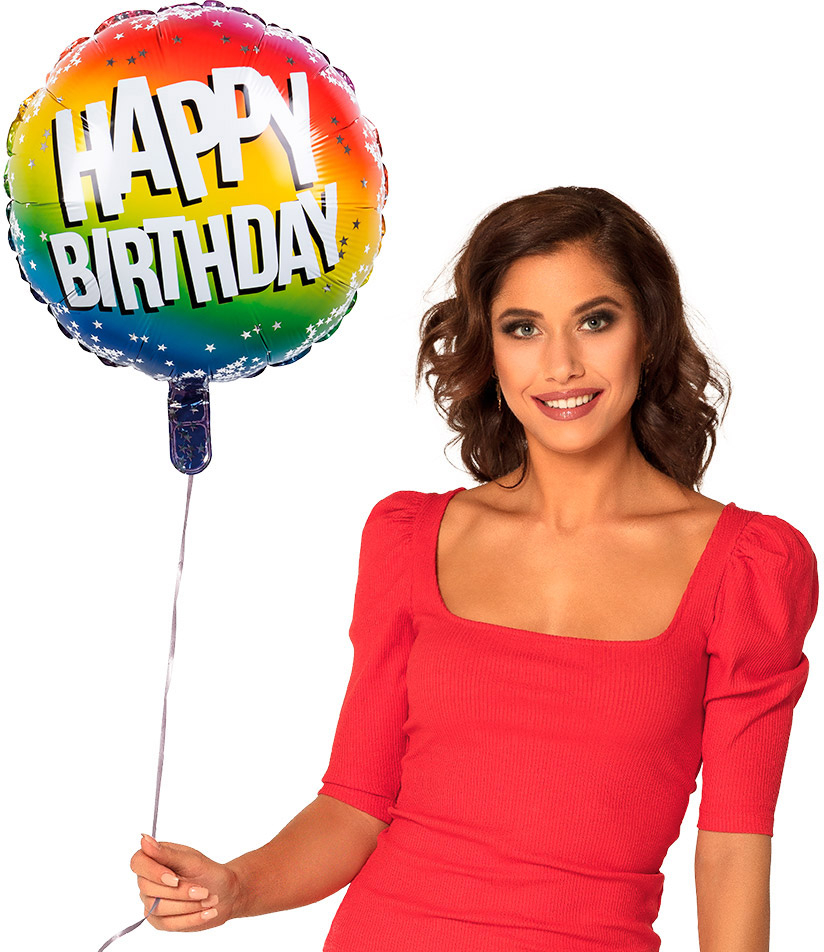 Folieballon Happy Birthday