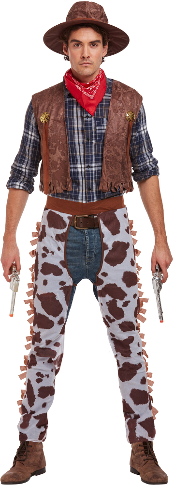 Cowboy mand ko-look kostume