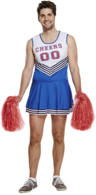 Cheerleader kostume mand