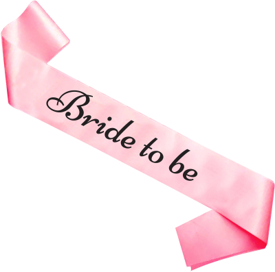 Bride to be skråbånd, pink
