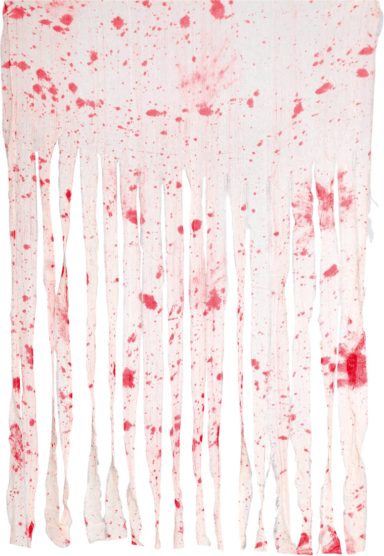 Blodigt gardin 115x150 cm